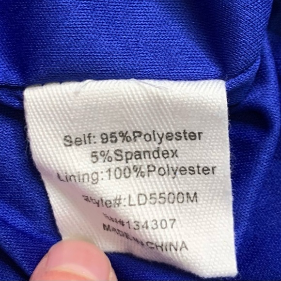 NWT Line and Dot Du Jour Evening Dress Sapphire Blue Women Small - Picture 11 of 11